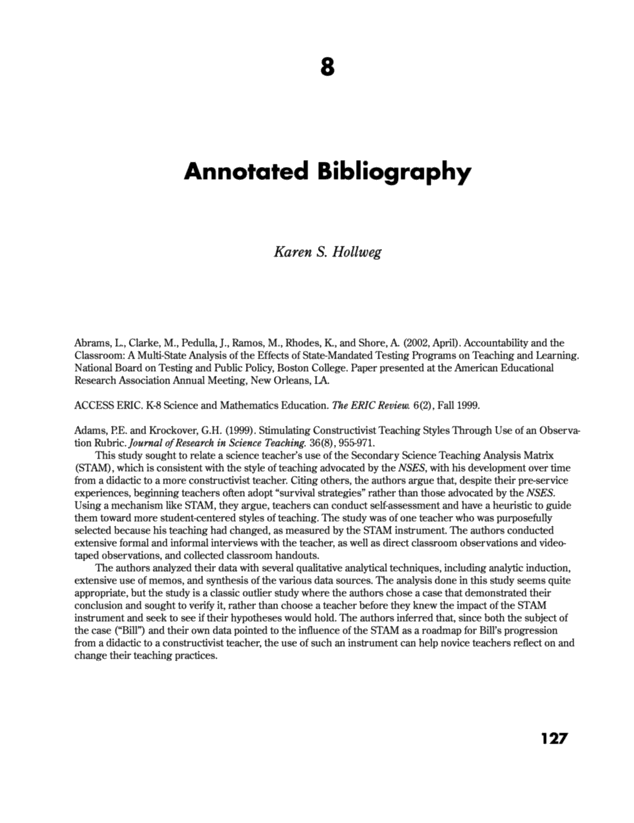 annotated bibliography chicago manual of style